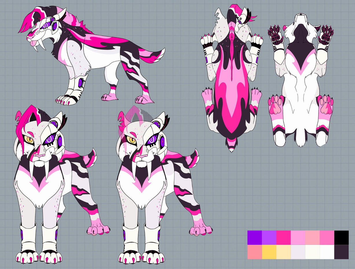 “Saber drift” character design commission
